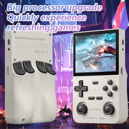 Handheld Game Console 3.5Inch IPS 640X480 Screen 64GB Memory Classic Games Portable Handheld Open Source Game Console