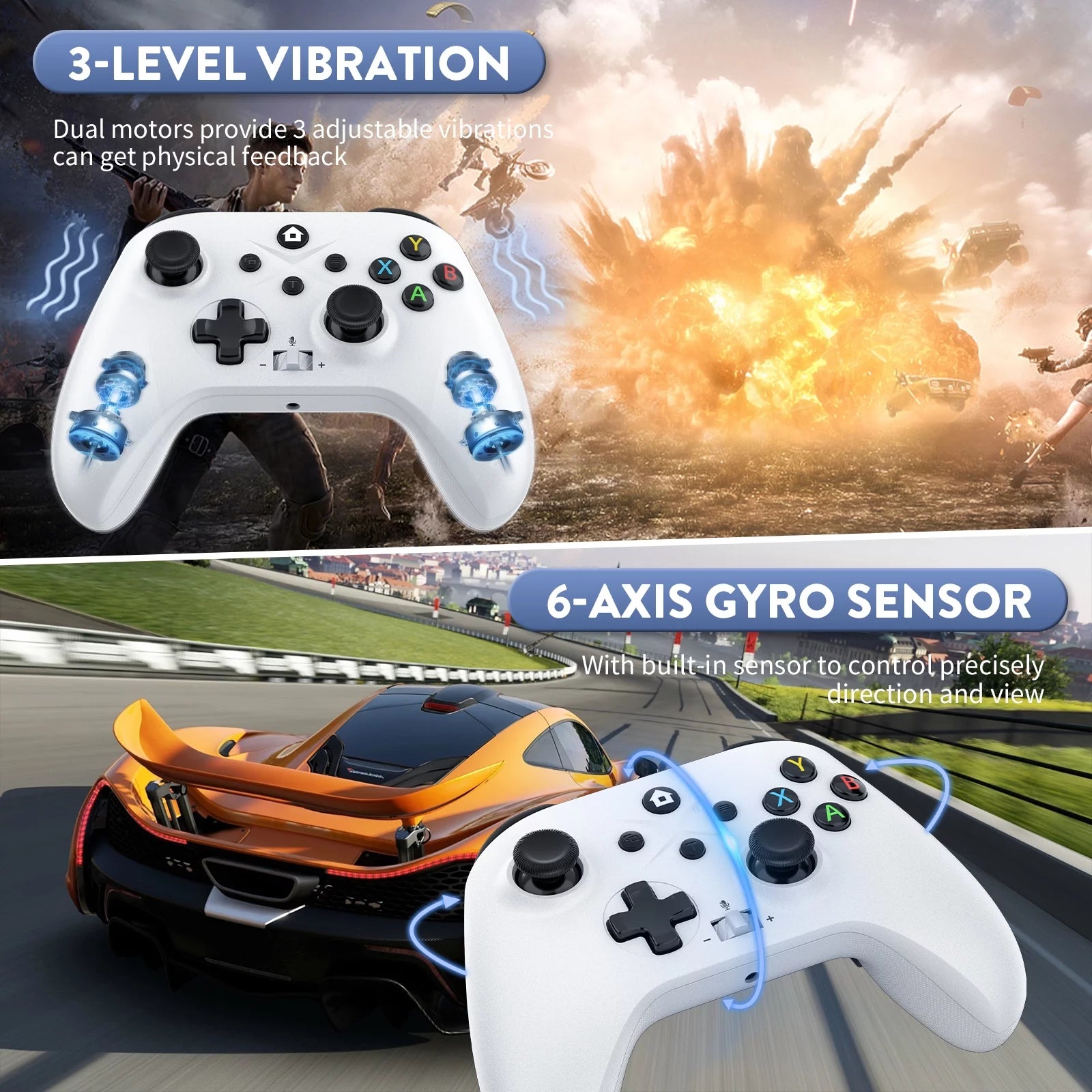 Wireless Xbox 1 Controller for Xbox One,Xbox Series X&S,Xbox One X&S,Window PC Consoles, Gamepads with 3.5Mm Headphone Jack Turbo/Macro/Dual Vibration & Audio Jack