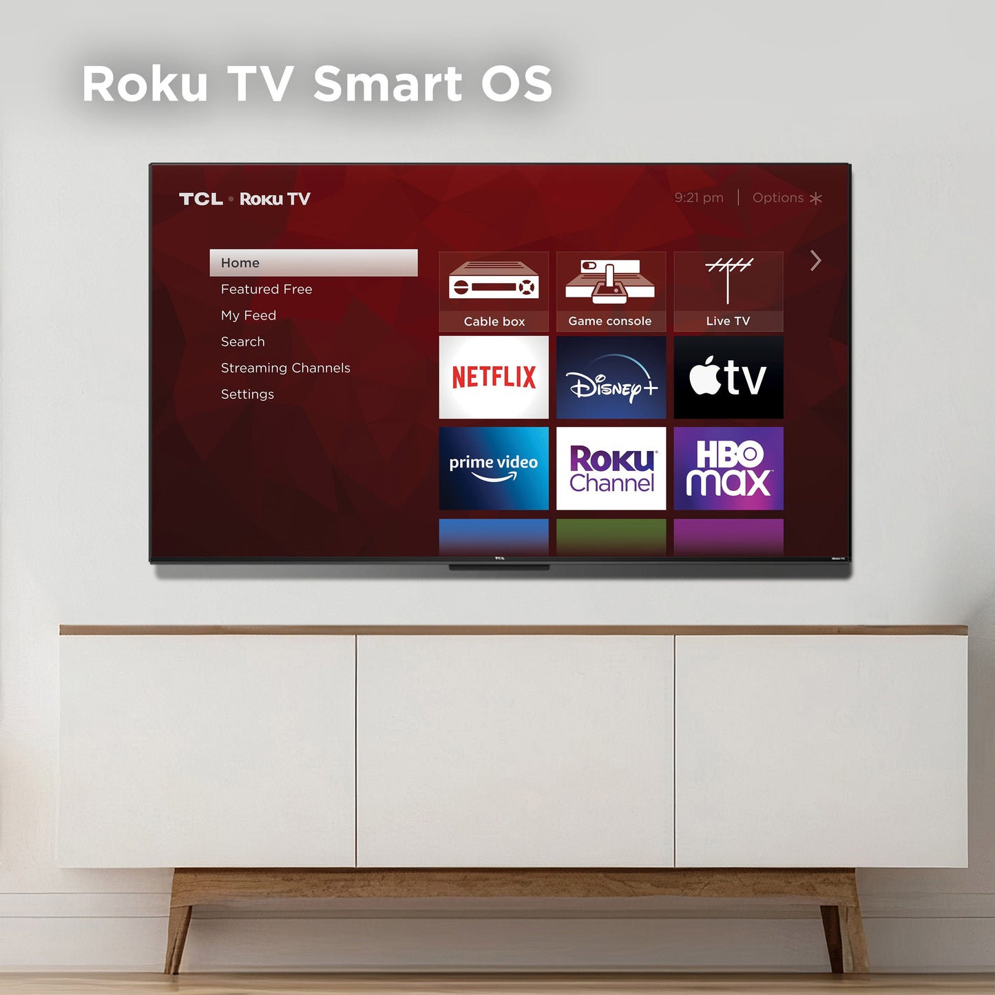 85” Class S4 (85S410R) 4K UHD HDR LED Smart TV with Roku TV