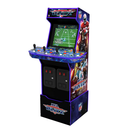 NFL Blitz Legends Arcade Machine 4 Player 5Foot Tall Fullsize Standup Game for Home with Wifi for Online Multipl