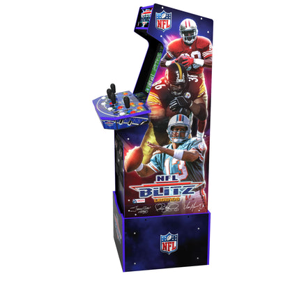 NFL Blitz Legends Arcade Machine 4 Player 5Foot Tall Fullsize Standup Game for Home with Wifi for Online Multipl