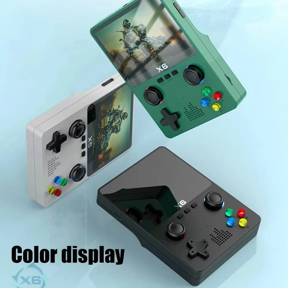 3.5 Inch X6 IPS Screen Handheld Game Players Dual Joystick 10000+ Game Retro Devices Portable Game Consoles